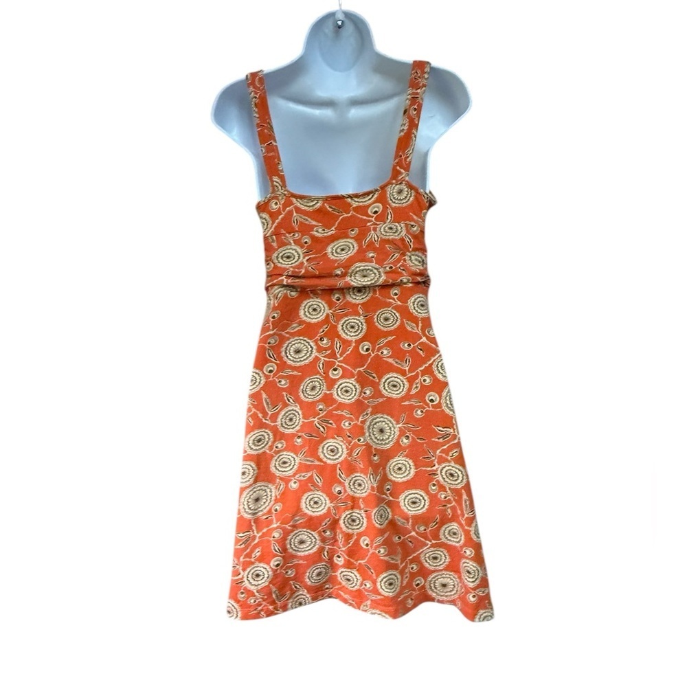Patagonia Margot Dress Orange Floral M - Picture 3 of 5